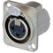 Neutrik NC3FD-LX 3-Pole Female XLR Receptacle