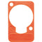 Neutrik DSS Lettering Plate (Orange)