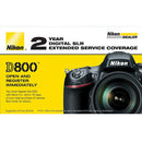 Nikon 2-Year Extended Service Coverage (ESC) for Nikon D800, D800E & D810 Digital Cameras