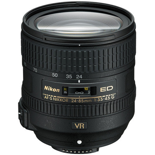 Nikon AF-S NIKKOR 24-85mm f/3.5-4.5G ED VR Lens