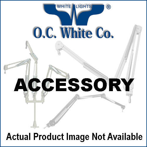 O.C. White Microphone Arm Cap for Securing Microphone Cable Runs (Clear ) (15-Inch)