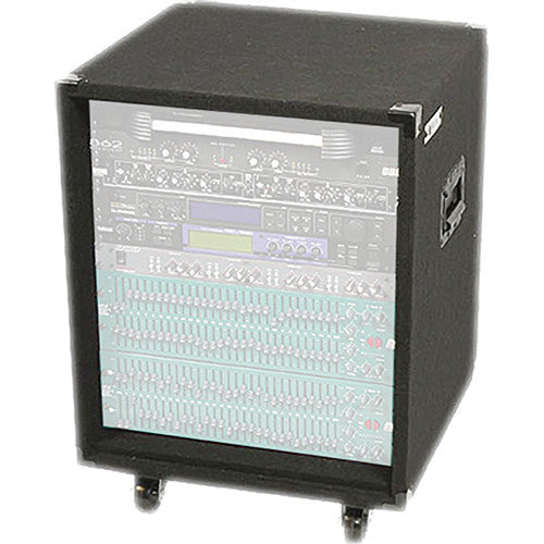 Odyssey Innovative Designs CRE12W Carpeted Econo Rack Case (Black)