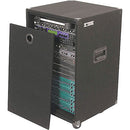 Odyssey Innovative Designs CRE16W Carpeted Econo Rack Case (Black)