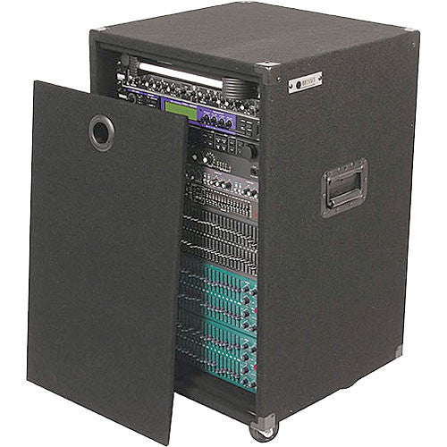 Odyssey Innovative Designs CRE16W Carpeted Econo Rack Case (Black)