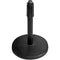 On-Stage DS7200B Round Base Desktop Microphone Stand with Telescoping Shaft - Height: 9 - 13" (Black)