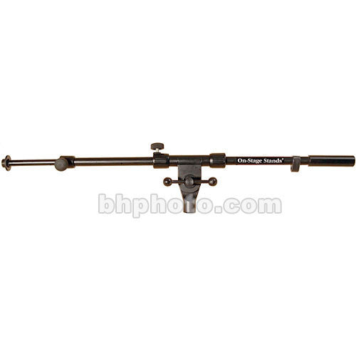 On-Stage MSA9720TB All-Steel Telescoping Boom Arm (Black)
