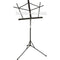 On-Stage SM7122BB Compact Sheet Music Stand (Black, with Bag)