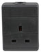 PRO ELEC ASO-001 BLACK Single Extension Socket, Black