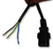 VOLEX 17519 Mains Power Cord, Free Ends, IEC 60320 C13, 9.8 ft, 3 m, Black