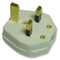 PRO ELEC 9518 5A WHITE 13A UK Mains Plug with 5A Fuse, White