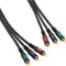 Pearstone 3 RCA Male to 3 RCA Male Component Video Cable - 6'