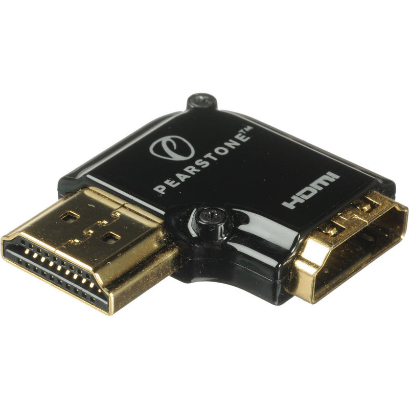 Pearstone HDMI 90-Degree Adapter - Vertical Flat Left