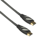 Pearstone High-Speed HDMI to HDMI Cable with Ethernet - Black, 3' (0.9 m)