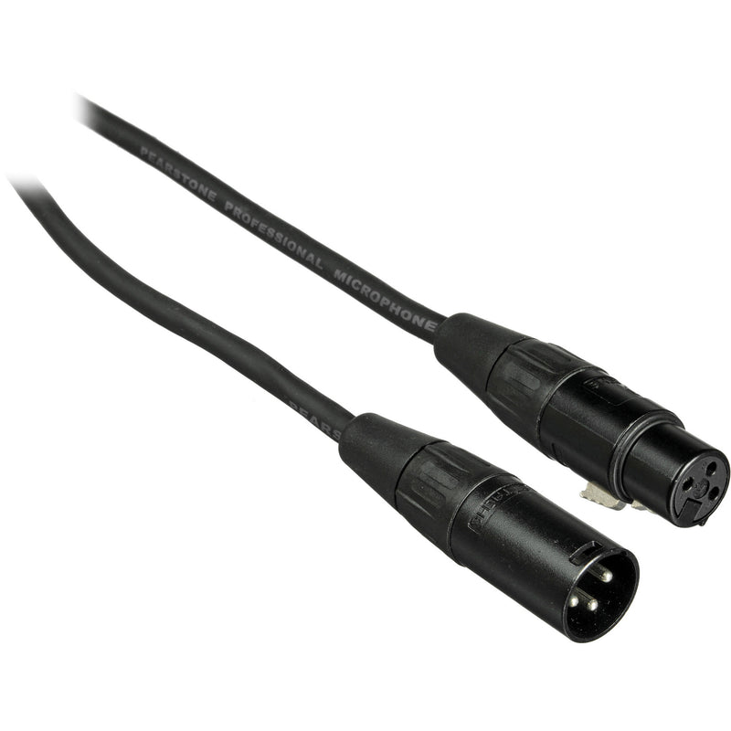Pearstone PM Series XLR M to XLR F Professional Microphone Cable - 2' (0.61 m)