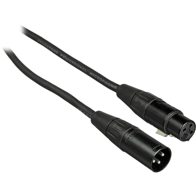 Pearstone PM Series XLR M to XLR F Professional Microphone Cable - 25' (7.6 m)