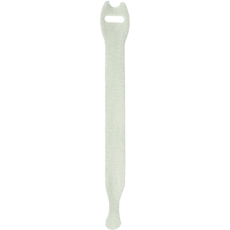 Pearstone 0.5 x 8" Touch Fastener Straps (Gray, 10-Pack)