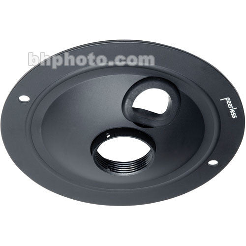 Peerless-AV Round LCD/Projector Ceiling Plate - Black