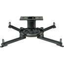 Peerless-AV PJF2-UNV Vector Pro II Projector Mount with Universal Spider Adapter Plate (Black)