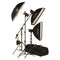 Photogenic 1,500W/s PowerLight 4 Light Studio Kit with PocketWizard (120V)