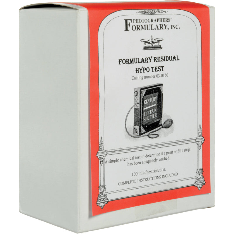 Photographers' Formulary Residual Hypo Test - 100ml