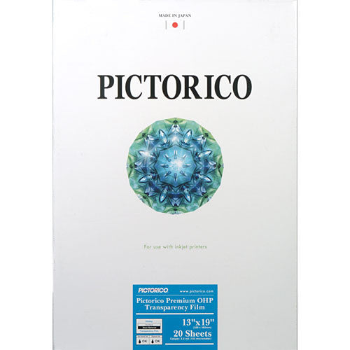 Pictorico Premium OHP Transparency Film for Inkjet (13 x 19", Glossy - 20 Sheets)
