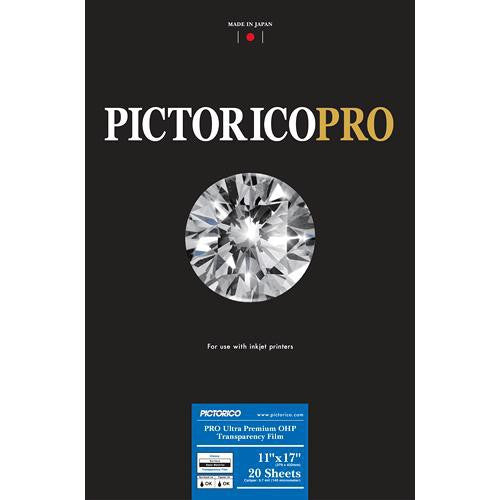 Pictorico Pro Ultra Premium OHP Transparency Film (11 x 17", 20 Sheets)