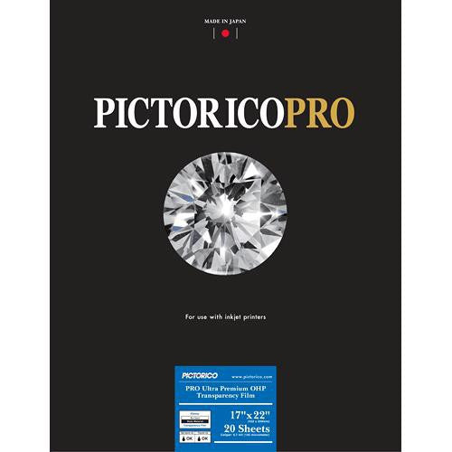 Pictorico Pro Ultra Premium OHP Transparency Film (17 x 22", 20 Sheets)