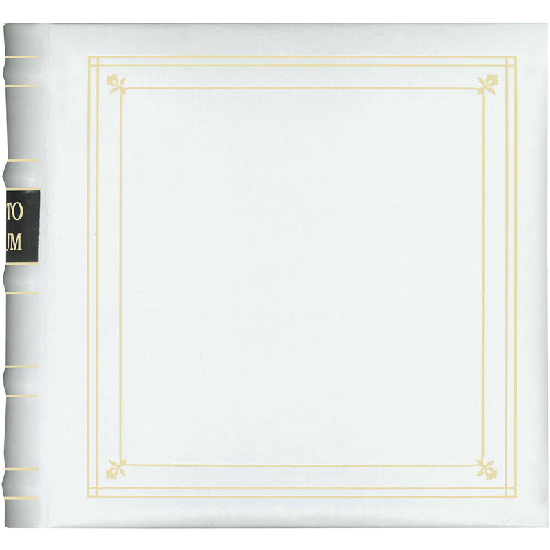 Pioneer Photo Albums Bonded Leather Photo Album (White)