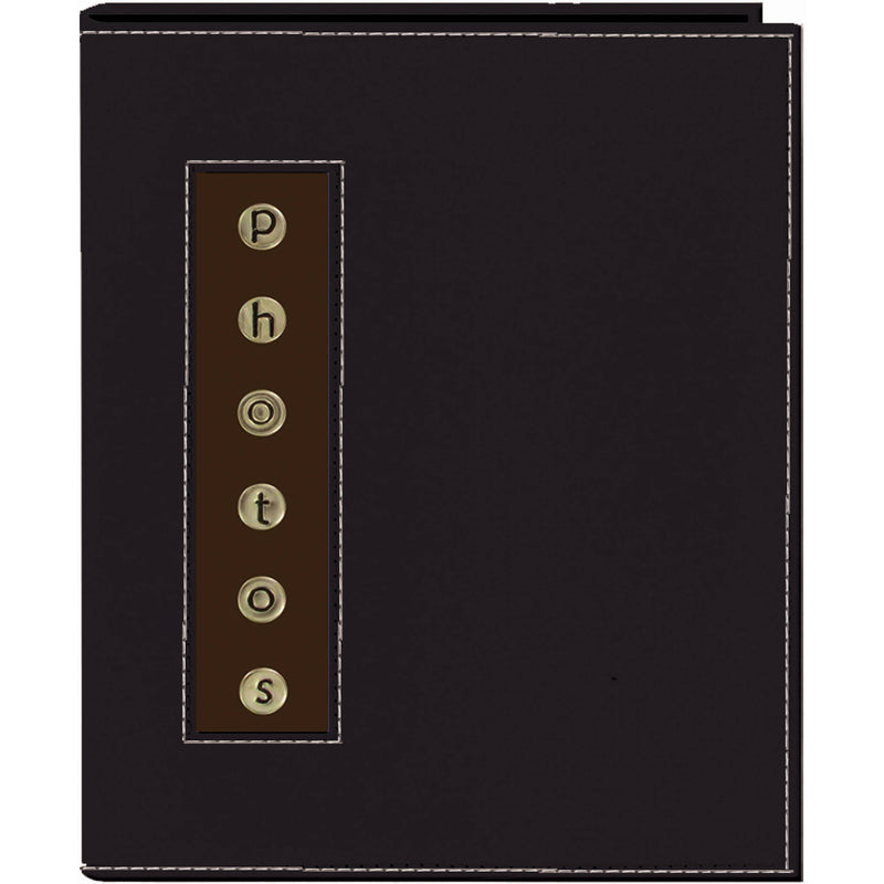 Pioneer Photo Albums CMB-46 Metal Buttons Brag Photo Album (Black)