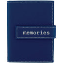 Pioneer Photo Albums Expressions Embroidered Strap Album - 4 x 6" ("Memories", Blue)