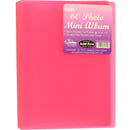 Pioneer Photo Albums Transparent Poly Photo Album - 4 x 6" (Transparent Red)