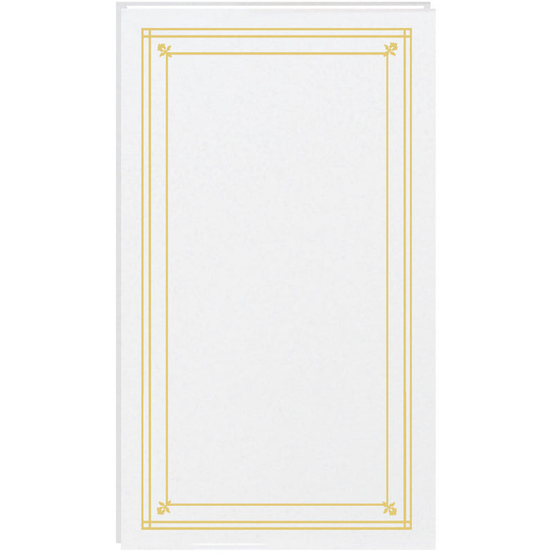 Pioneer Photo Albums Slim Line Post Style Pocket Album (White)