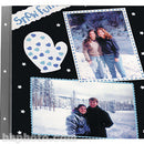 Pioneer Photo Albums Refill Pages for Most Snapload, Post-Bound, 3-Ring,Staple-Strap Style Scrapbooks (12x12", Black, Pack of 5)