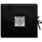 Pioneer Photo Albums SBX-12 Sewn Leatherette 3-Ring Frame Scrapbook Box with Ribbon Closure (Black)