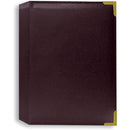 Pioneer Photo Albums SM46-BR Oxford Brass Corner Photo Album (Burgundy)