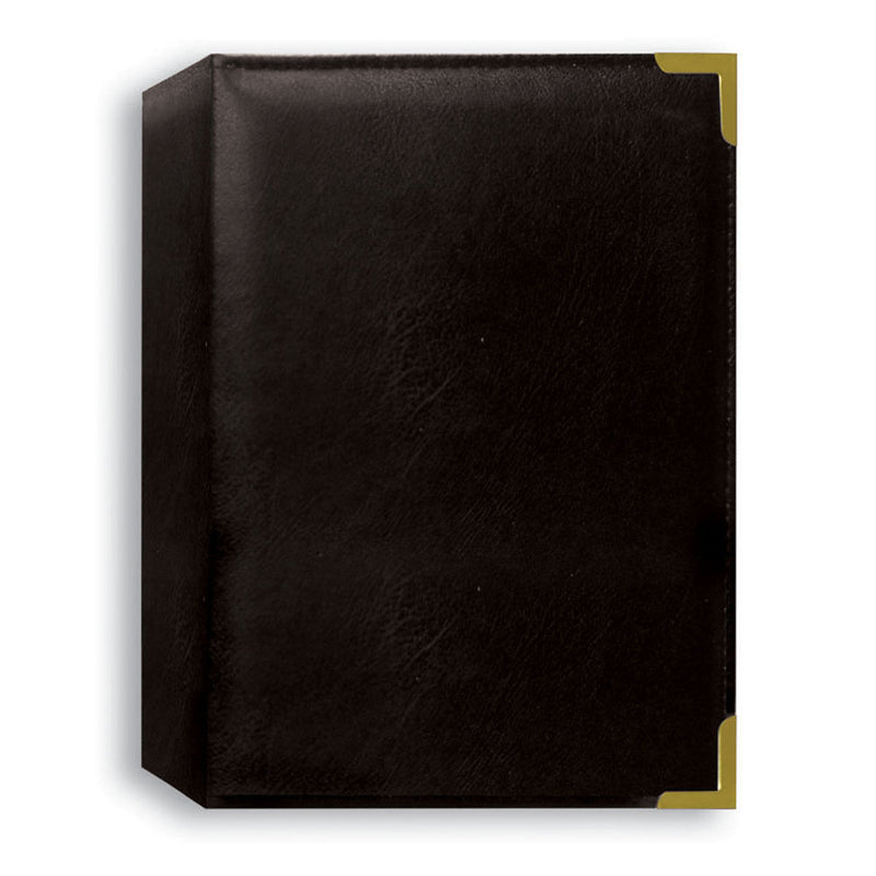 Pioneer Photo Albums TS246-BK Oxford Brass Corner Photo Album (Black)