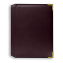 Pioneer Photo Albums TS246-BR Oxford Brass Corner Photo Album (Burgundy)