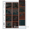 Print File Archival Storage Page for Negatives, 6x6cm (120), 3-Strips of 4-Frames, Vertical, (Hanger or Binder) - 100 Pack