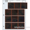 Print File Archival Storage Page for Negatives, 6x6cm (120), 4-Strips of 3-Frames, Horizontal, (Binder Only) - 100 Pack