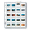 Print File Archival Storage Page for Slides, 35mm (2x2"), Holds 20 Slides, Top-Load, Extra Heavyweight (10-Mil), Clear Back (Hanger or Binder) - 100 Pack