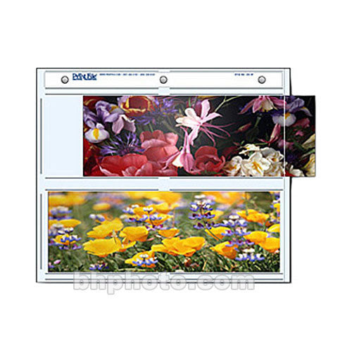 Print File Archival Storage Page for Panoramic Prints - 3.5x10" - Holds 4 Prints - 25 Pack