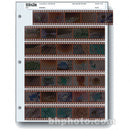 Print File 35mm Archival Storage Pages for Negatives, (25 Pack)