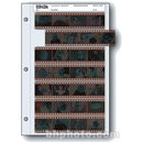 Print File Archival Storage Page for Negatives, 35mm, 7-Strips of 4-Frames (Binder Only) - 25 Pack