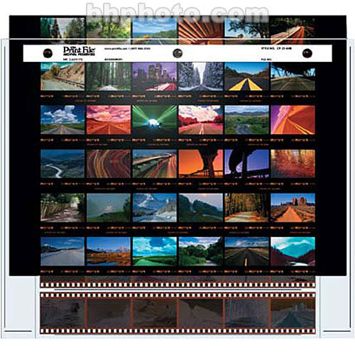 Print File Archival Storage Page for Contact Proofing Print & Negatives, 35mm, 6-Strips of 6-Frames (Hanger or Binder) - 25 Pack