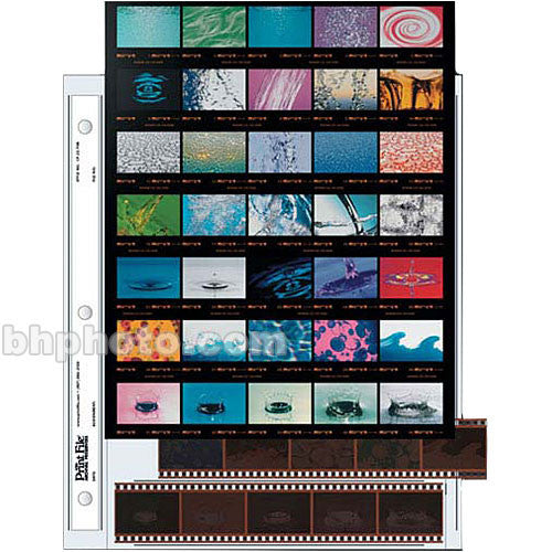 Print File Archival Storage Pages for Contact Proofing Print & Negatives, 35mm (25 pack)