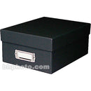 Print File Archival Photo Box - 7.5 x 4.5 x 11.25" - Black