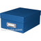 Print File Archival Photo Box (7.5 x 4.5 x 11.25", Blue)