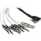 Pro Co Sound Analog Multi Track Recording Cable for Tascam DA88 & Comaptible Mixers, D-Sub DB25 to 8x TRS Stereo Phone Male - 5'