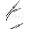 Pro Co Sound Insert Y-Cable 1/4" Male Phone TRS Stereo To 2x 1/4" Male Phone TS Mono - 5'