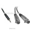 Pro Co Sound Stereo Mini (3.5mm) to 2 XLR Female Soundcard Patch Y-Cable - 5'